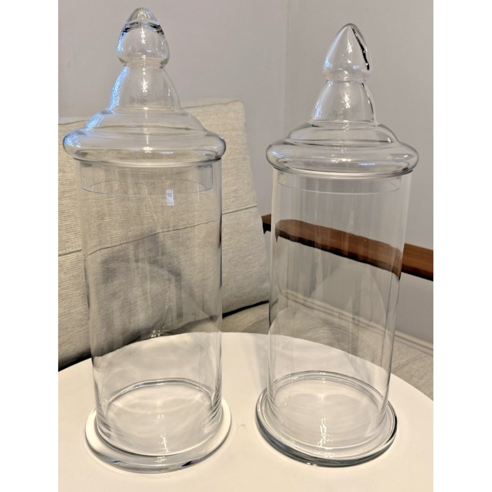 18" Tall Antique Victorian Blown Glass Apothecary Specimen Pharmacy Jar with Lid - Picture 11 of 12